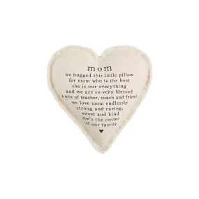 Mom Heart Pillow