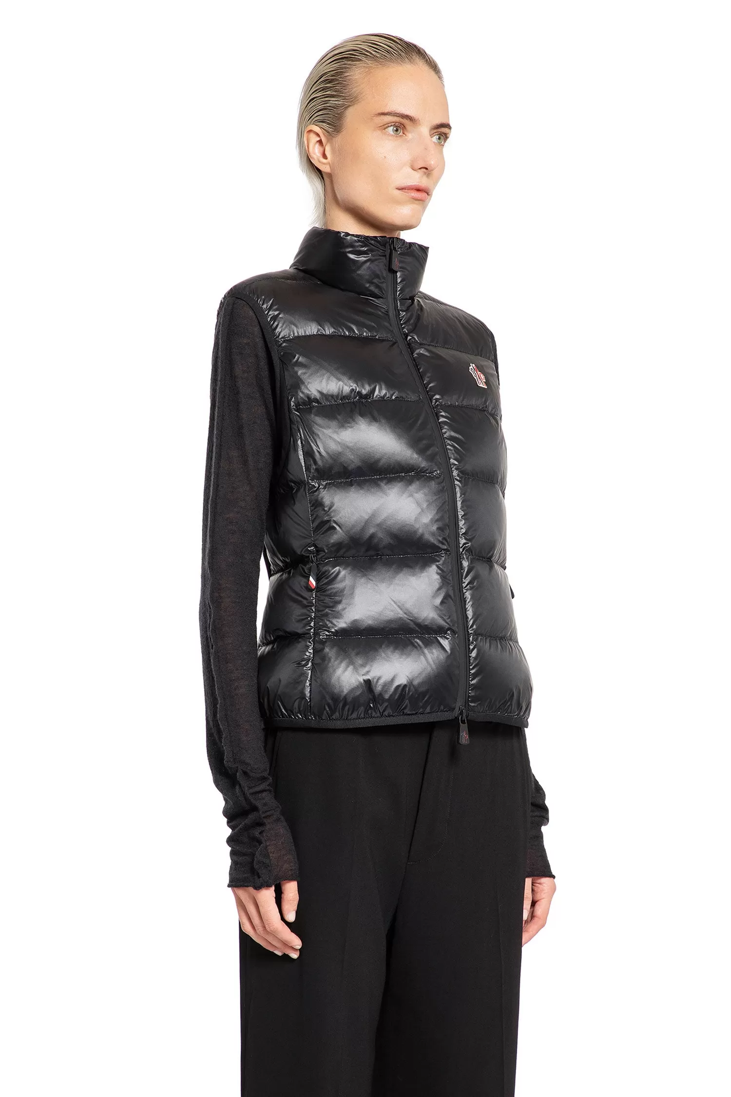 MONCLER GRENOBLE WOMAN BLACK VESTS