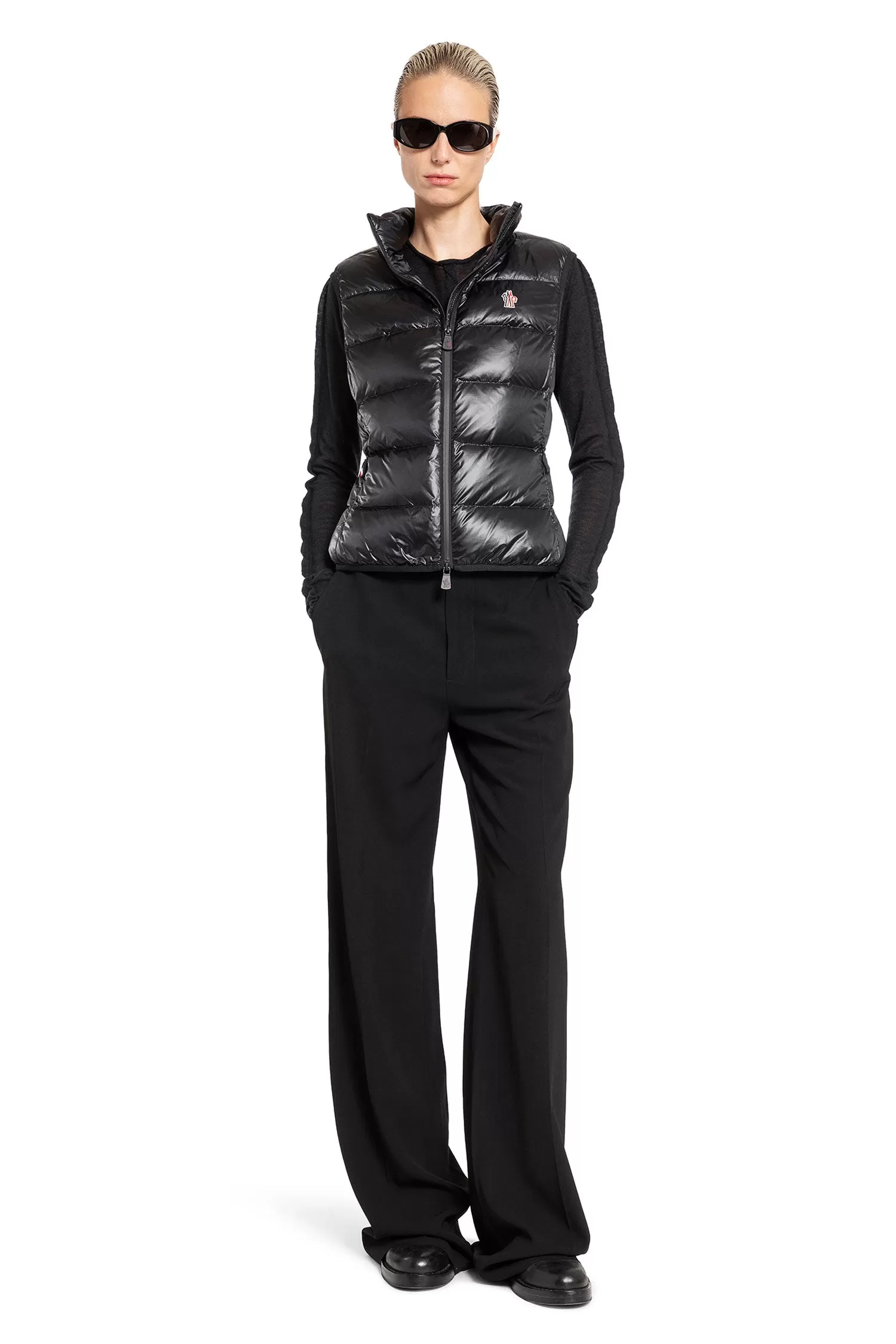 MONCLER GRENOBLE WOMAN BLACK VESTS