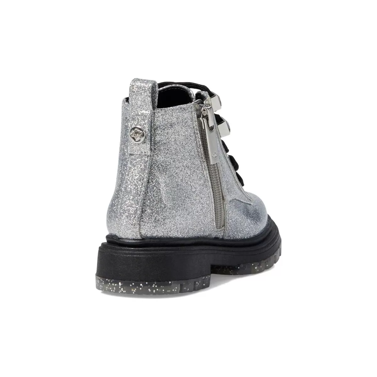 Nina Girl's Colette Silver Glitter Patent