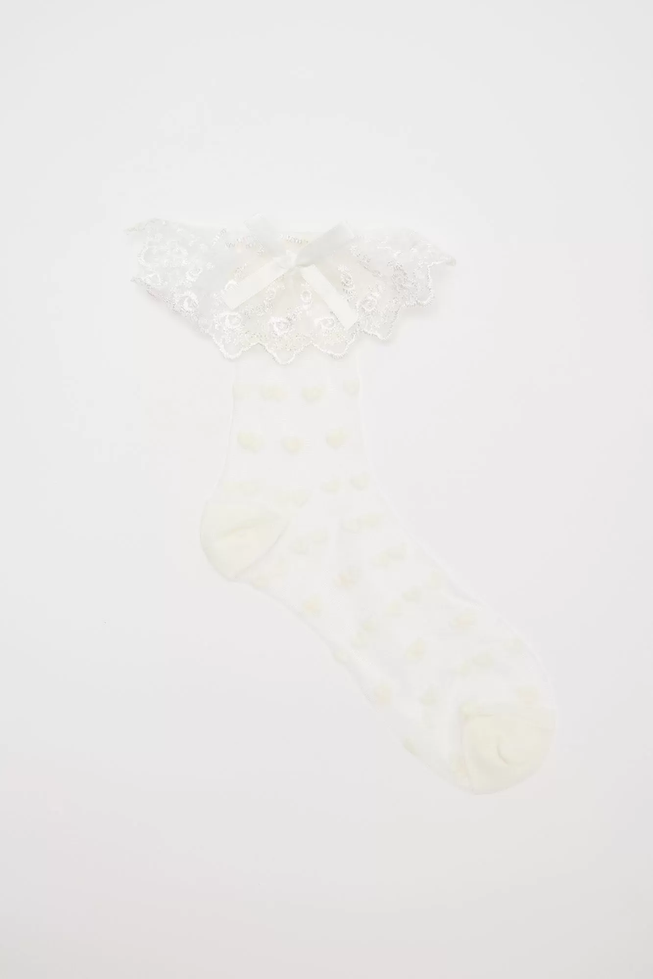 Not Your Babydoll Socks - White