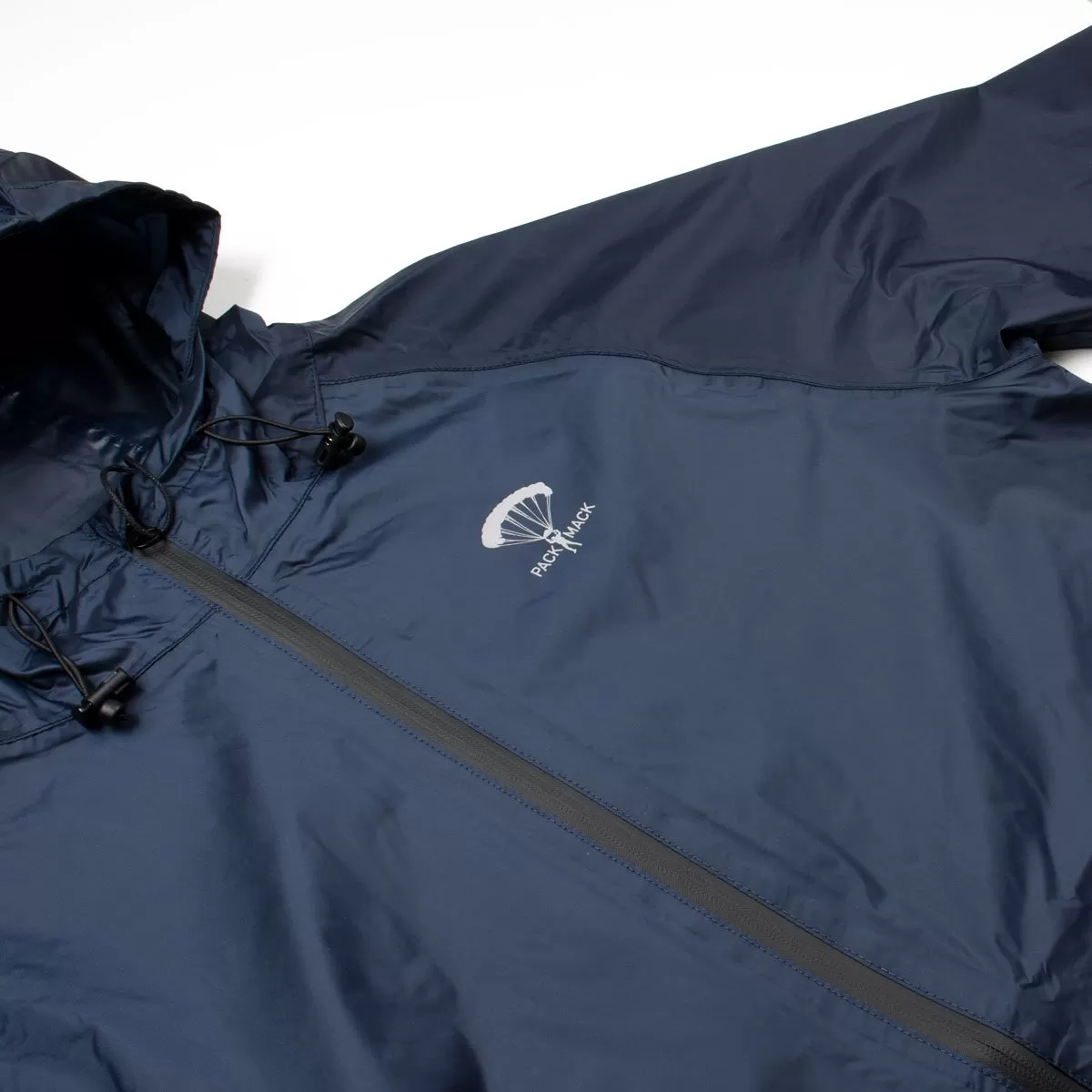 Packmack - #300 Parka Full Zip Raincoat - Navy