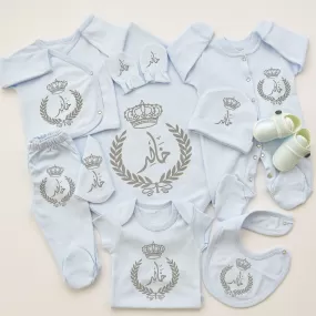 Personalised Baby Boy Coming Home Set