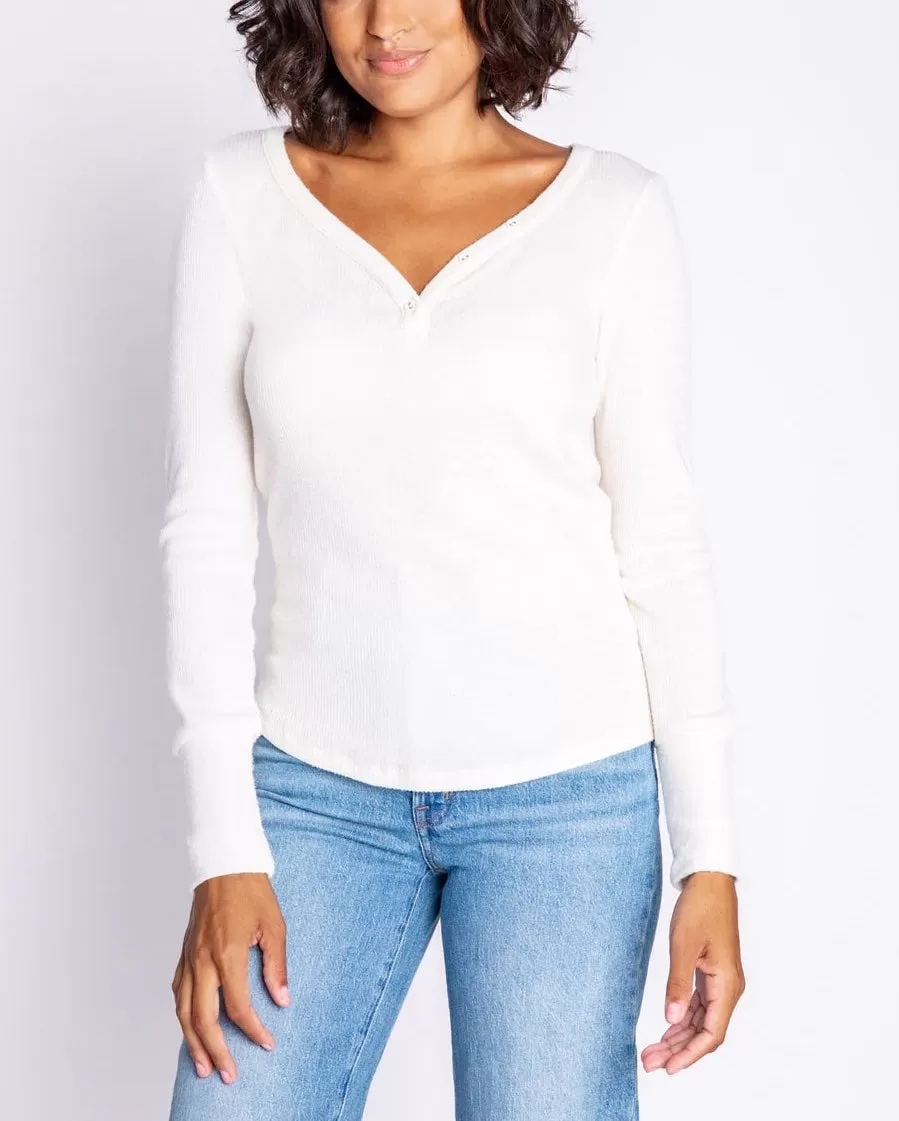 PJ Salvage Textured Essentials Top