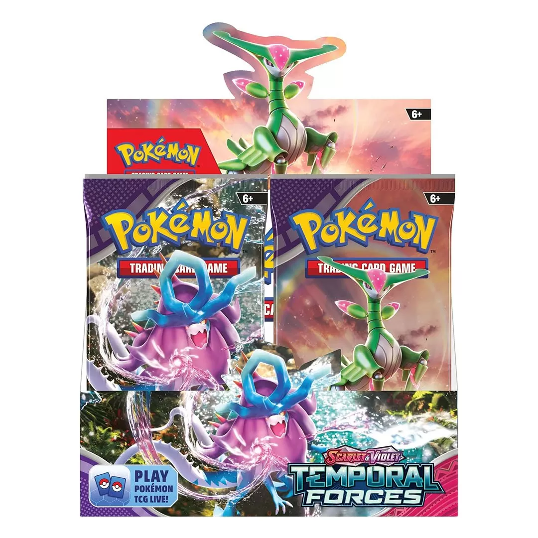 Pokemon TCG: Scarlet & Violet: Temporal Forces Booster Display Box Card Game