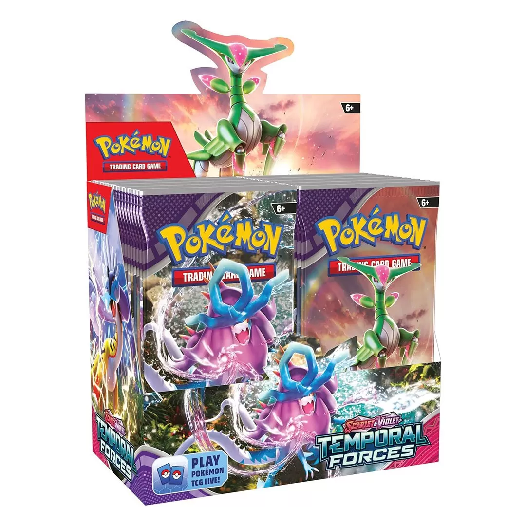 Pokemon TCG: Scarlet & Violet: Temporal Forces Booster Display Box Card Game