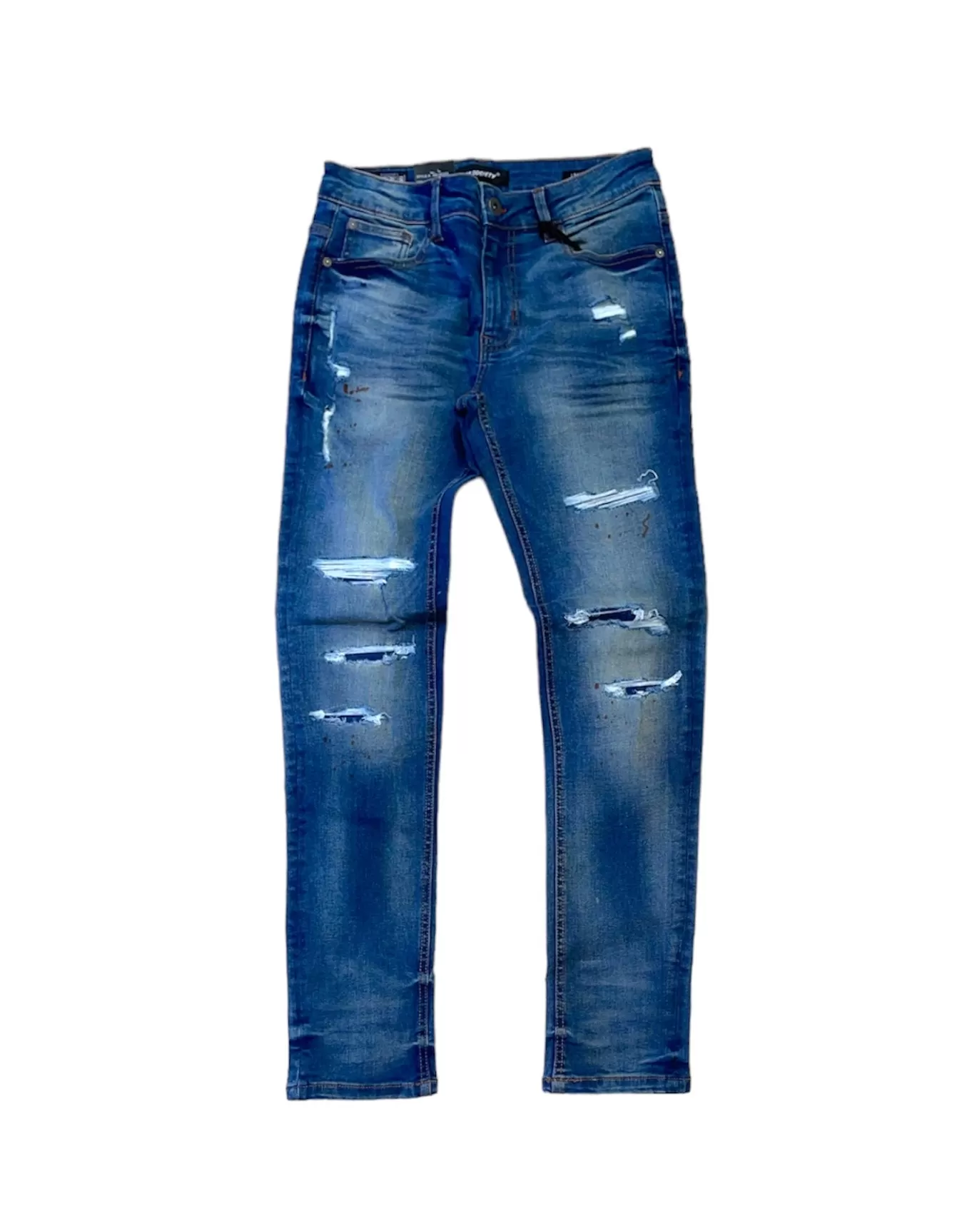 Rip & Repaired Denim Jeans