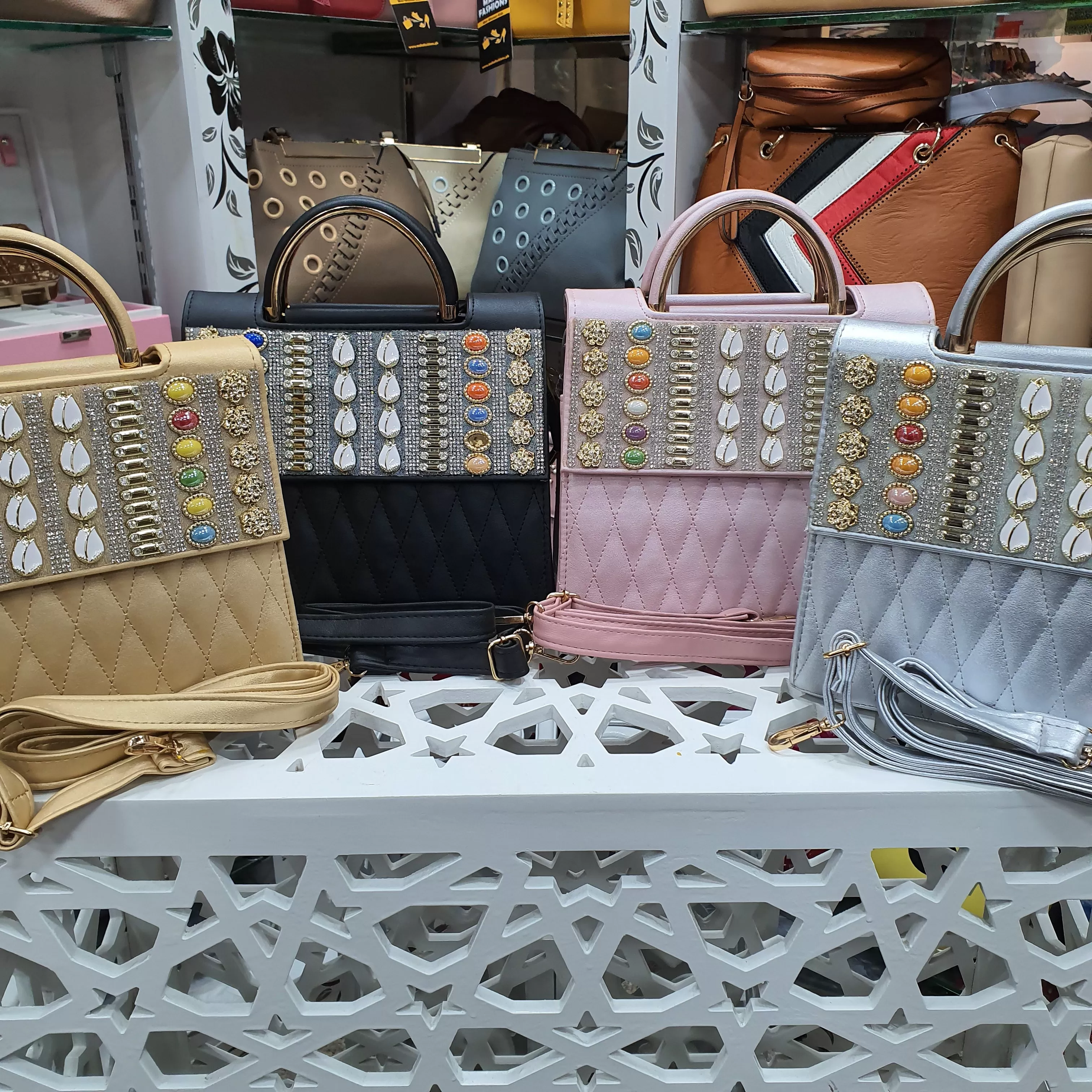 Studs Bags With Handle