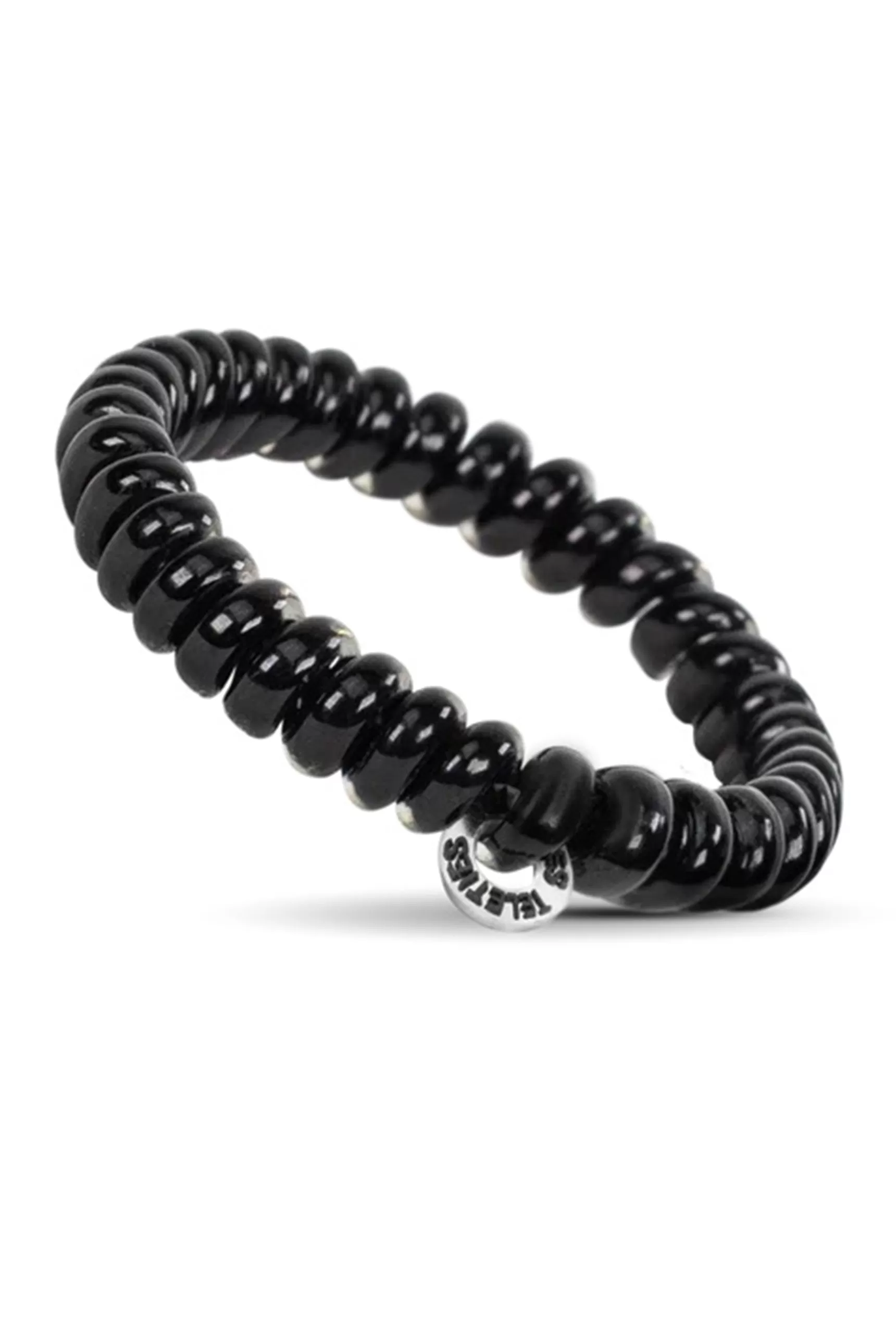 TELETIES Small Hair Ties - Jet Black