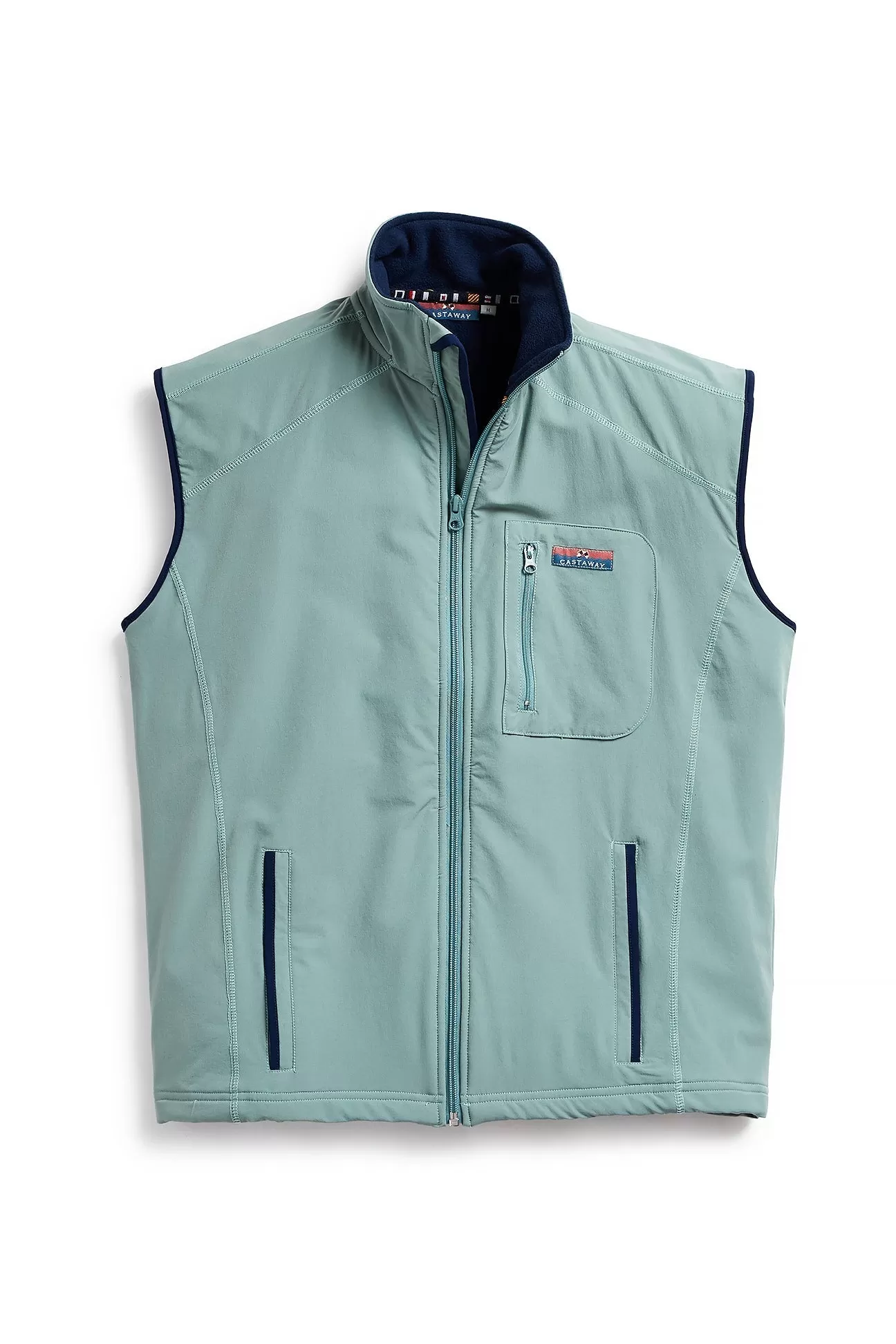 Tidal Wind Vest Moss Green