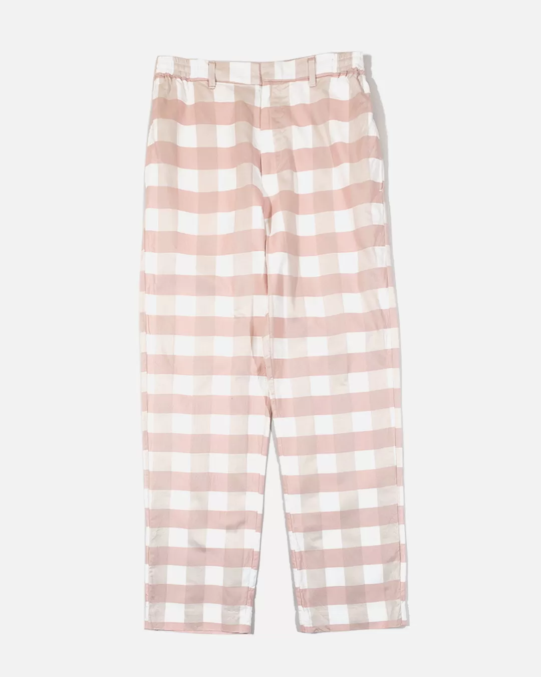 UW1092 Checkerboard Pants - Pink