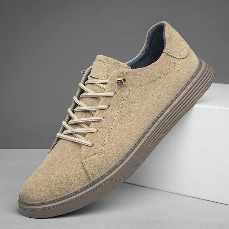 Vulcanized Leather Men's Casual Shoes: TJ411 Fashion Sneakers for Outdoor