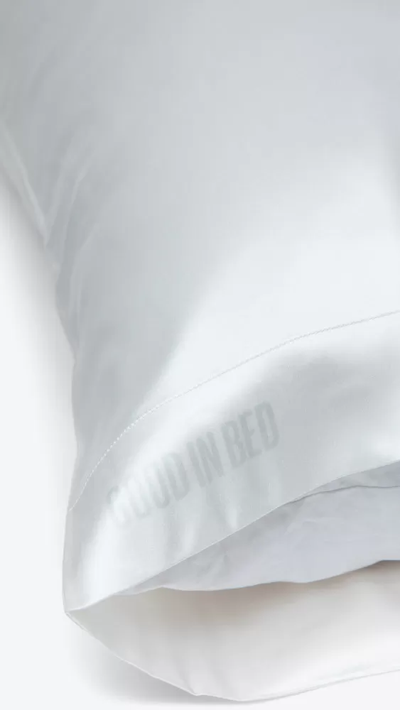 Washable Silk Pillowcase - Tranquil White