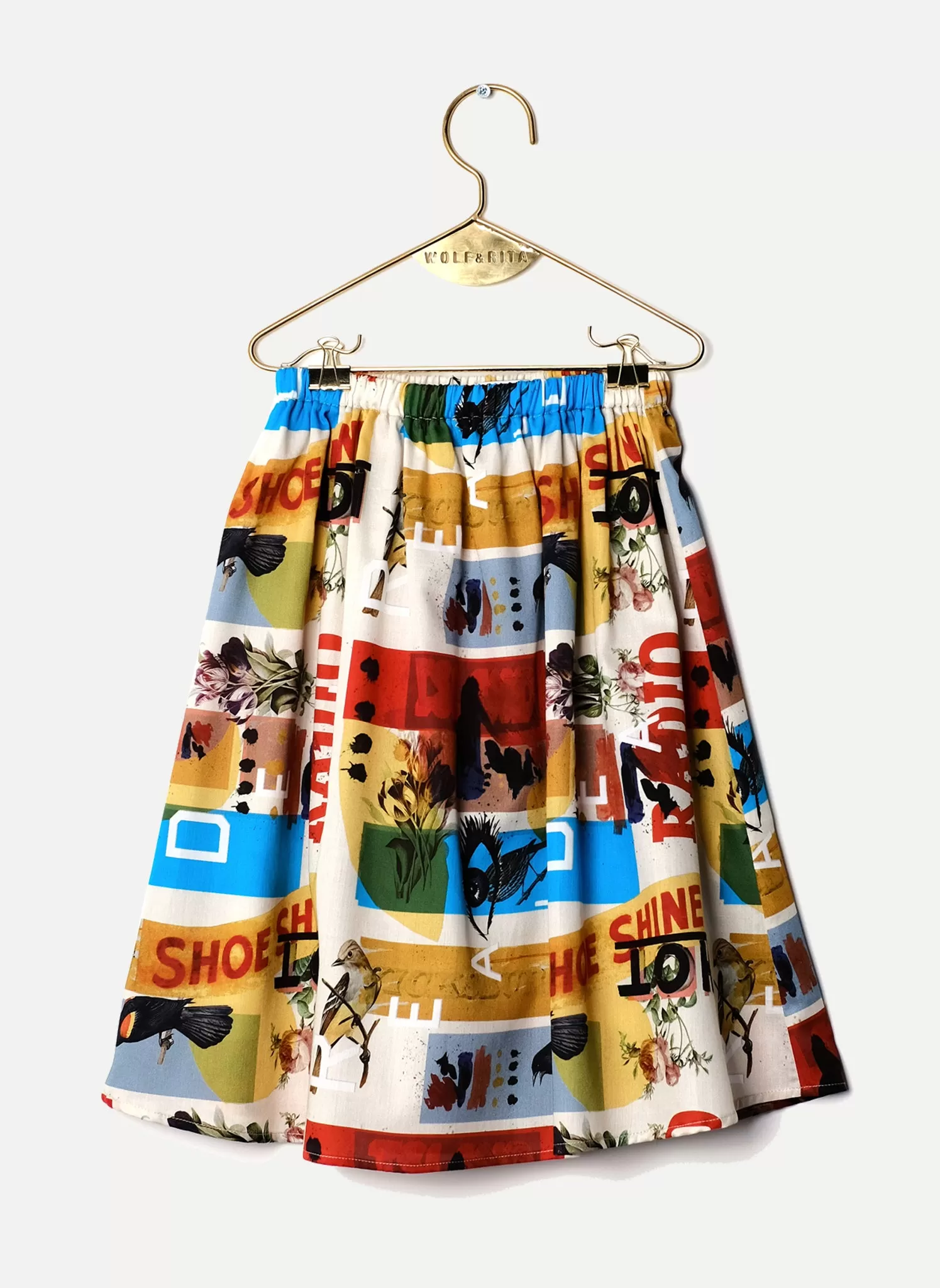 Wolf and Rita Lurdes Skirt in Mister W Print