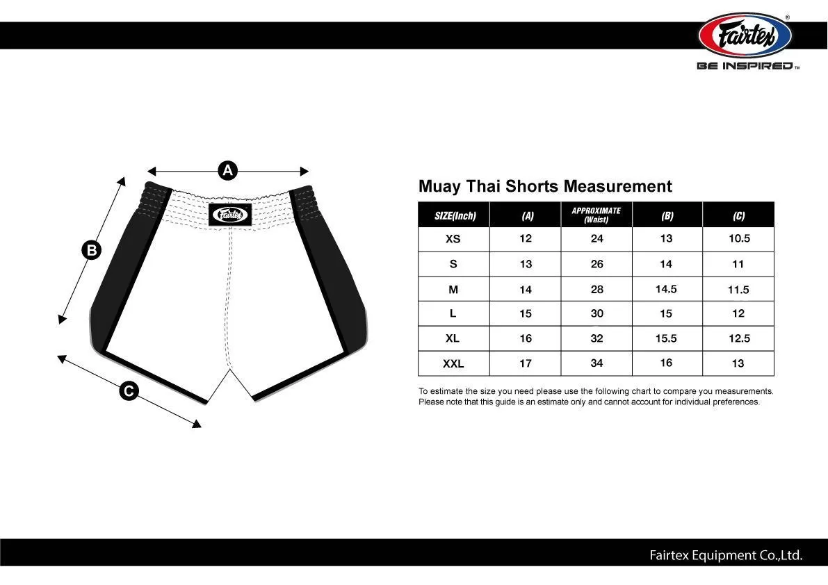 泰拳褲 Muay Thai Shorts:Fairtex BS0637